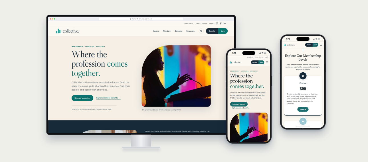 Morweb Premium Association Theme - Collective
