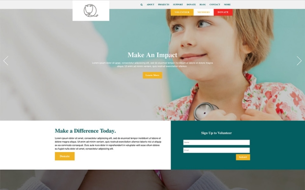 <p>Remedy nonprofit health website theme.</p>