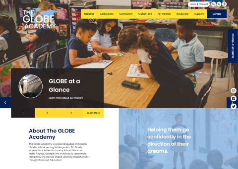 Bronx Charter School for Children designed their nonprofit website with Morweb.org