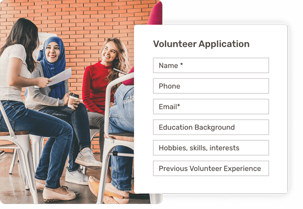 Morweb’s form builder helps your nonprofit easily collect essential contact information for smoother data collection.