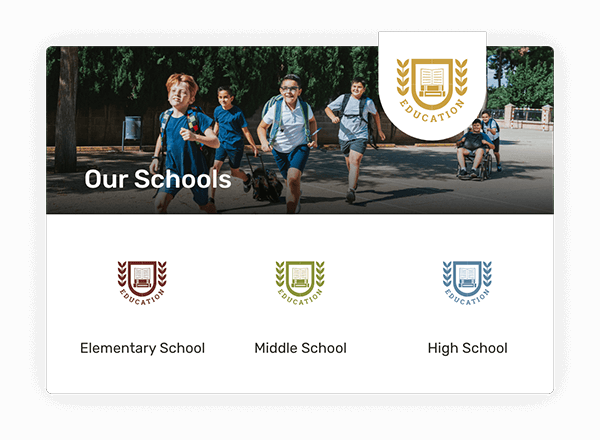 Use Morweb’s school website builder to manage multiple school sites under one domain.