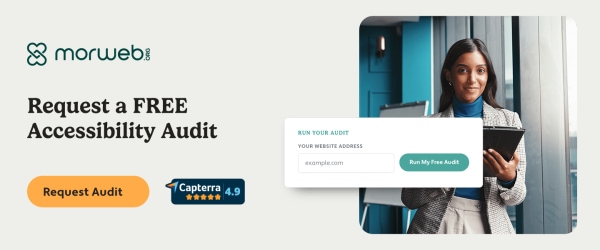 Morweb free accessibility audit for school district websites to identify WCAG 2.1 AA compliance issues