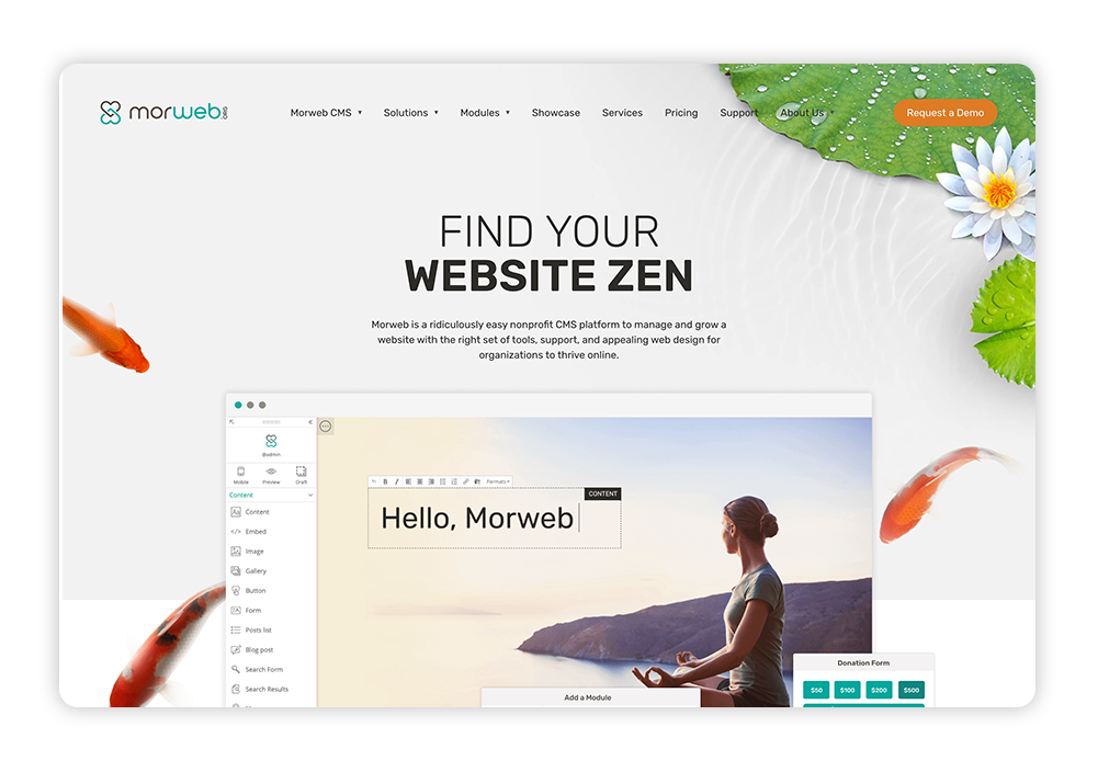 Morweb is a membership website platform with intuitive design and no coding required. 