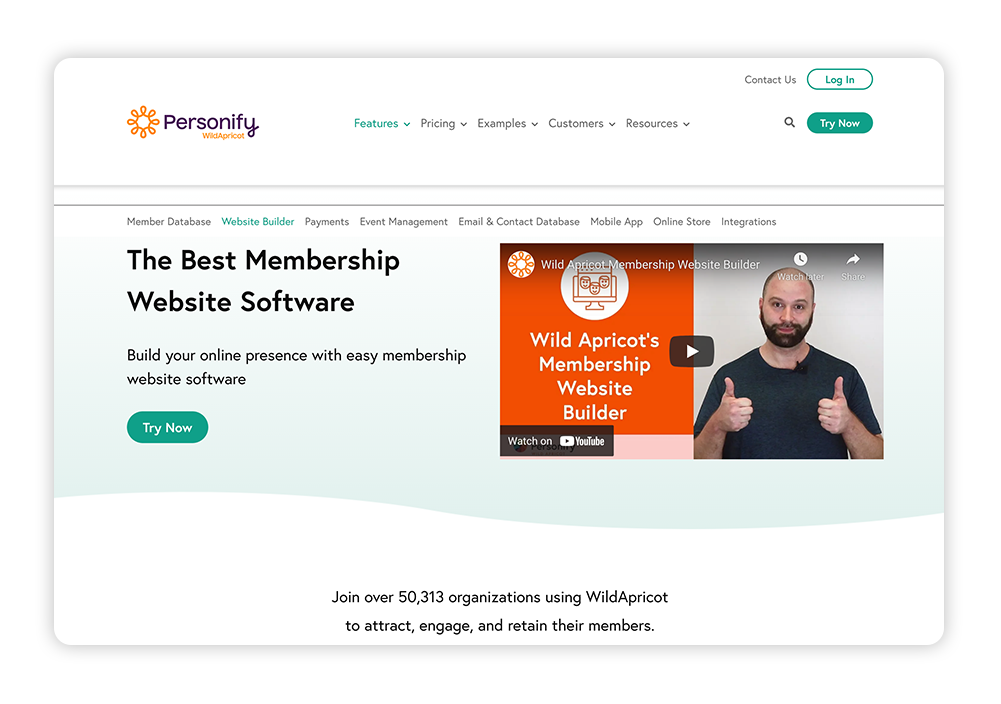 Wild Apricot is an intuitive membership website platform that can help any association build a well-designed site.