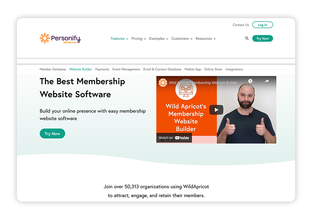 Wild Apricot is an intuitive membership website platform that can help any association build a well-designed site.