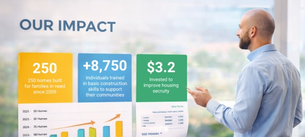 Nonprofit impact numbers showing transparency