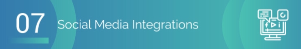 Tip 7: Social media integrations