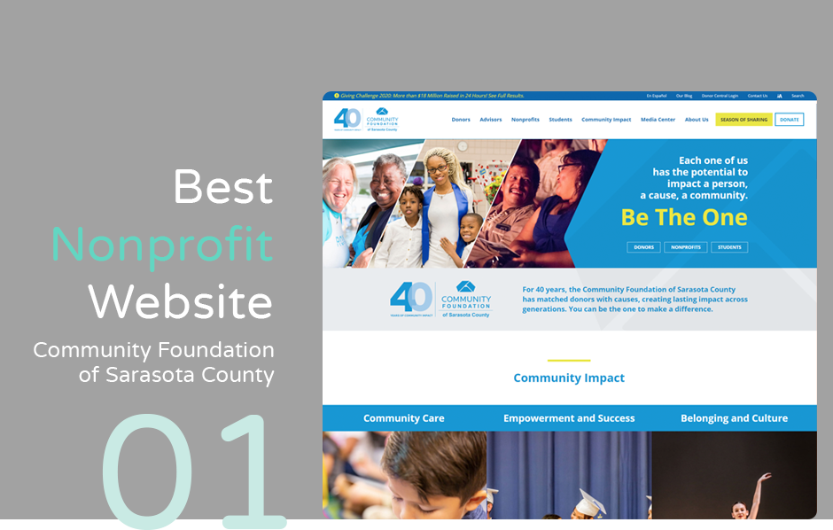 best website builder for nonprofit