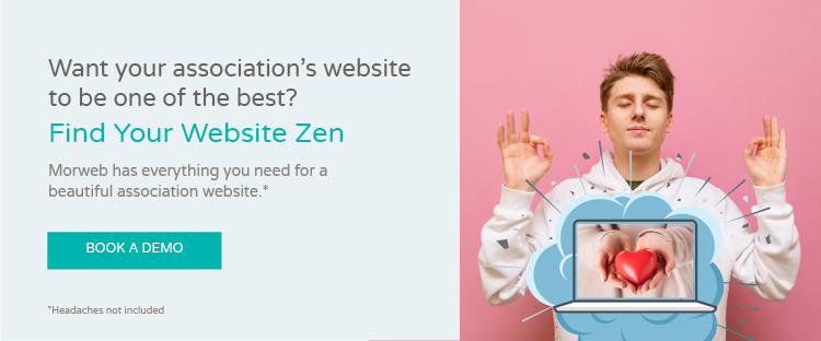 The best association websites use Morweb for beautiful web design. 