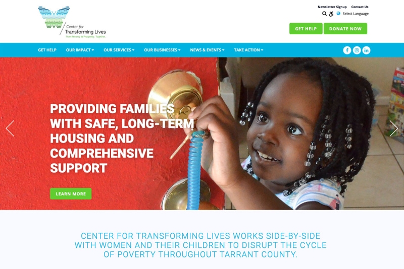 Nonprofit and Association Website Design Showcase Morweb