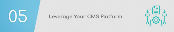 Design your donation page through your CMS platform. 