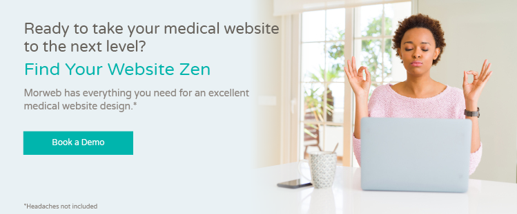 Click through to learn more about how Morweb can help you with your medical website design.