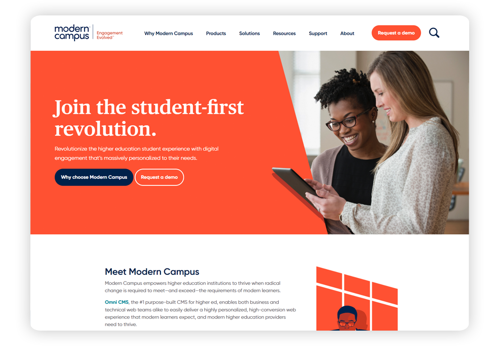 ModernCampus is an intuitive membership website builder meant to streamline the development process.