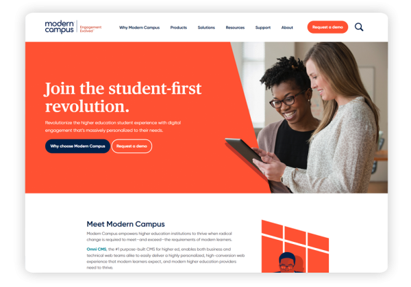 ModernCampus is an intuitive membership website builder meant to streamline the development process.