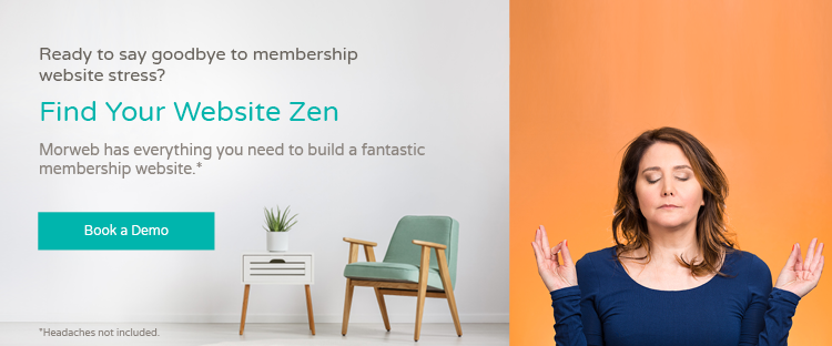 Use Morweb's membership website builder to make a beautiful website design.