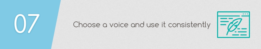 Nonprofit Website Design Tip: Choose a voice and use it consistently