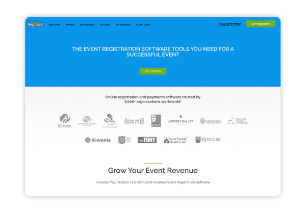 Regpack offers the leading nonprofit event registration software.