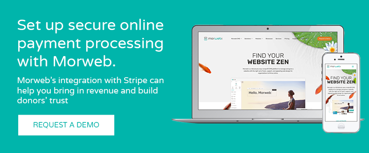 Morweb partners with the payment processor Stripe for a smooth transaction experience.