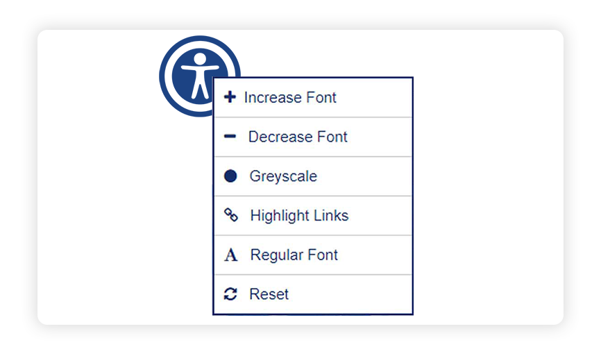 An essential feature for nonprofit web accessibility is an accessibility widget. 