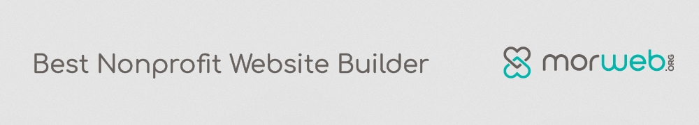 The best overall nonprofit website builder is Morweb.