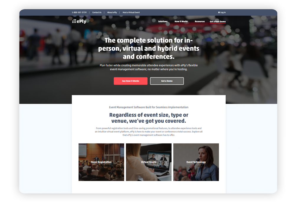 ePly is a top membership website builder for nonprofit events
