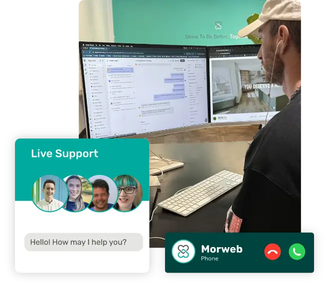 Phone, Email and Live-Chat Support